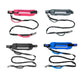Adjustable Hands Free Dog Leash Lead + Waist Bag Belt Jogging Walking Running - Black + Blue