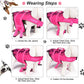 Pet Life Jacket Dog Swim Vest Outdoor Water Gear for Summer Swimming Activities - Pink M
