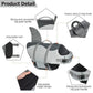 Pet Life Jacket Dog Swim Vest Outdoor Water Gear for Summer Swimming Activities - Pink M