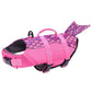 Pet Life Jacket Dog Swim Vest Outdoor Water Gear for Summer Swimming Activities - Pink M