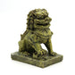 Resin Guardian Lion Statue Ornament Aquarium Decor Fish Tank Desktop Display