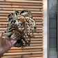 Lion Head Wall Decor Resin Wall Hanging Sculpture Home Living Room