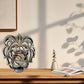 Lion Head Wall Decor Resin Wall Hanging Sculpture Home Living Room