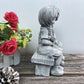 Resin Garden Ornament Outdoor Lawn Decoration Figurine For Men And Girls Yard