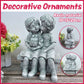 Resin Garden Ornament Outdoor Lawn Decoration Figurine For Men And Girls Yard