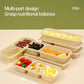Biodegradable Corn Starch Meal Prep Containers Lids Durable Multi Compartment - A3