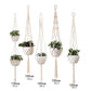 5-Piece Macrame Plant Hanger Set for Indoor Pots
