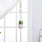 5-Piece Macrame Plant Hanger Set for Indoor Pots