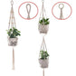 5-Piece Macrame Plant Hanger Set for Indoor Pots
