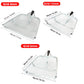 Stainless Steel Soil Sifter Drain Shovel Gardening Mesh Screen Filter Durable - 60MM