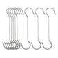 8pcs Metal S Hooks Multifunctional Garden Pot Hangers Outdoor Bird Feeder Hooks
