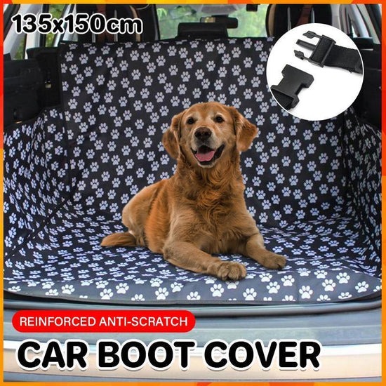 Large Waterproof Pet Travel Hammock Rear Car Cover Nonslip Design for Dogs and Cats