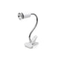 E27 Reptile Heat Lamp UVA UVB Turtle Lizard Heating Light with Clip - 25W Bulb + White Holder