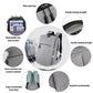 Waterproof Laptop Backpack Bag for Men Women School Travel Business Use - Black 1 Zipper