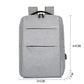 Waterproof Laptop Backpack Bag for Men Women School Travel Business Use - Grey 1 Zipper