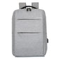 Waterproof Laptop Backpack Bag for Men Women School Travel Business Use - Grey 1 Zipper