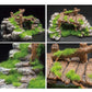 1-Piece Resin Moss Bridge Aquarium Decoration