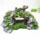 1-Piece Resin Moss Bridge Aquarium Decoration