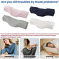 Orthopedic Memory Foam Cervical Neck Pillow for Sleep Support Slow Rebound - Grey