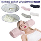 Orthopedic Memory Foam Cervical Neck Pillow for Sleep Support Slow Rebound - Navy