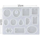 12 Silicone Moulds for DIY Jewellery Pendant Resin and Craft Making