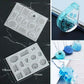 12 Silicone Moulds for DIY Jewellery Pendant Resin and Craft Making