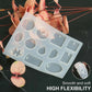 12 Silicone Moulds for DIY Jewellery Pendant Resin and Craft Making