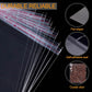 100Pcs Self-Adhesive Clear Opp Cellophane Bags with Air Hole - 40*46+4cm