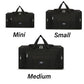 Large Capacity Waterproof Travel Luggage Bag Lightweight Foldable Handbag - Medium-Grey