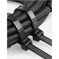 50X Cable Ties Zip Ties Nylon Uv Stabilised Black Cable Tie - 10*1020mm White