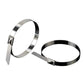100x Stainless Steel Cable Ties SS304 Marine Grade Zip Strap Locking Wrap 100-800mm - 7.9*800mm
