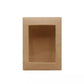 50PCS Kraft Paper Gift Boxes with PVC Window White Black Bakery Packaging Carton - L