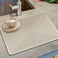 2PCS Kitchen Absorbent Pad Heat Insulation Mat Anti Slip Draining Pad Countertop - Type B
