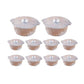 10PCS Duty Aluminum Foil Pots for Hotpot Camping Picnic Tinfoil field cutlery - 4000ml