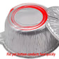 10PCS Duty Aluminum Foil Pots for Hotpot Camping Picnic Tinfoil field cutlery - 4000ml
