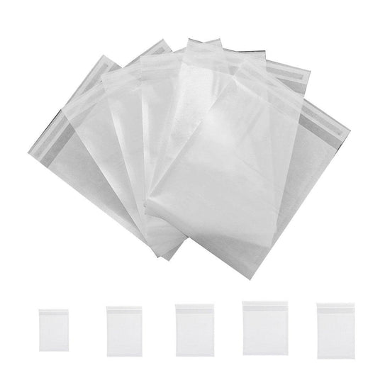 50PCS Eco-Friendly Biodegradable Translucent PaperBags Greaseproof Glassine Bags - 35*40+5cm