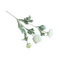 5pcs Artificial Peony Silk Flowers Bouquet Decor Faux Floral Arrangements - Purple Red