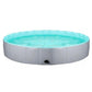 Pet Swimming Pool Foldable Portable Pool for Dogs Outdoor Summer Play - Red-120x30cm