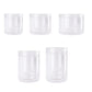 Wide Mouth Plastic Food Bottles 50pcs Transparent Sealed Storage Tanks Container - 8.5cm x 20cm