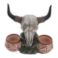 Bull Head Reptile Water Bowl Resin Reptile Dish Decor