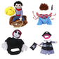 Halloween Dog Costume Pet Accessories Funny Dress Up for Small Medium Dogs - Little Devil Riding-S