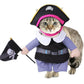 Halloween Dog Costume Pet Accessories Funny Dress Up for Small Medium Dogs - Little Devil Riding-S
