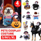 Halloween Dog Costume Pet Accessories Funny Dress Up for Small Medium Dogs - Deadly Doll-S