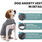 Pet Comfort Dog Relief Vest Jacket Soft Anxiety Coat for Small Medium Large Dogs - XL