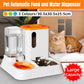 Pet Water Dispenser Automatic Feeder Bowl Cat Dog Drinking Fountain Food Feeding - Green