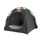 Folding Camping Pet Tent for Cats Puppy Bed Indoor Cat Nest Dog Cave Style House - Grey