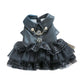 Pet Dog Cat Clothes Autumn Winter Fashion Sequin Small Leather Skirt Outfit - XL