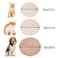 Waterproof Dog Pads Round Diaper Pads Pet Training Pads for Puppies and Dogs - Khaki-55cm