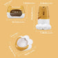 Hamster Porcelain Nest Escape House Tiger Head Bowl Claw Water Bottle Set