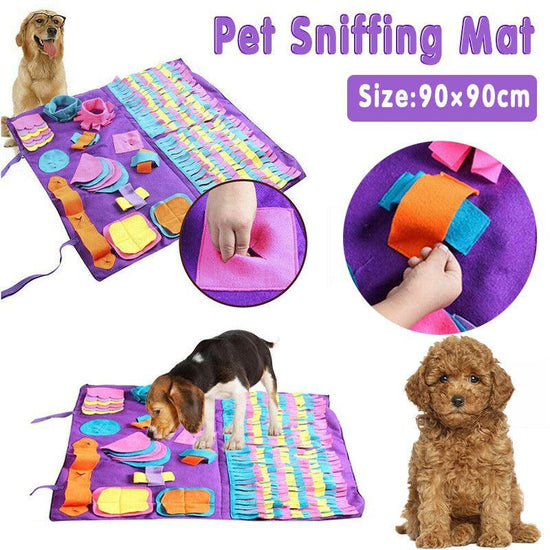 Dog Pet Nose Training Sniffing Pad Toys Blanket Game Feeding Cushion Snuffle Mat